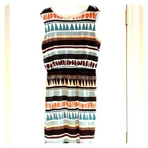 Tribal print Loft dress